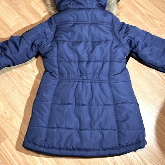 NWT HAWKE&Co hooded winter coat blue sz 3T - Picture 7 of 11
